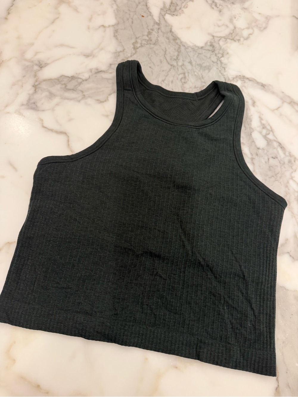 lululemon cropped ebb to street tank